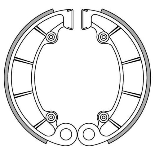 Newfren Brake Shoes (1-GF1232)