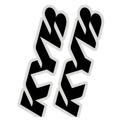 Factory Effex Fork/Swingarm Stickers Kayaba Black