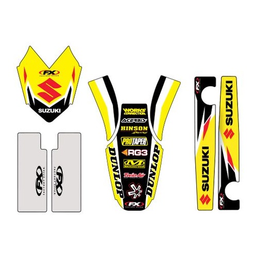 Factory Effex Graphics - Trim Kit Universal Suzuki Rmz450 08-10