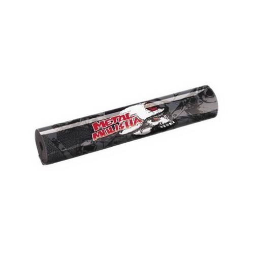 Factory Effex Round Mini Bar Pad Metal Mulisha Black Grey/Red
