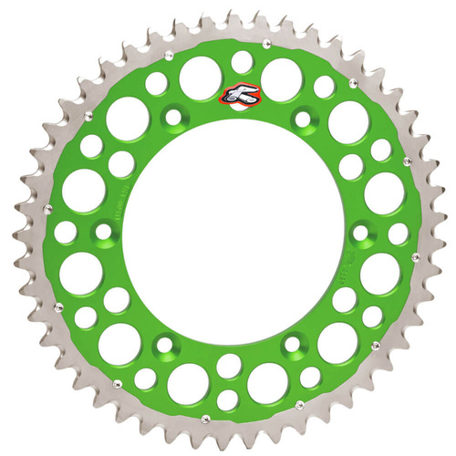 Renthal Twinring Suzuki Green Grooved Dirt Rear Sprocket
