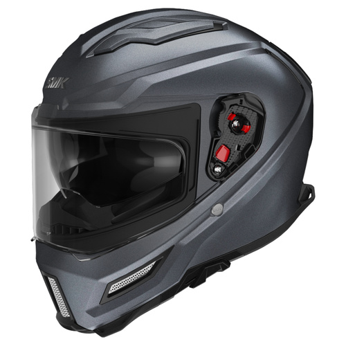 SMK 'Agnar' Full-Face Helmet - Anthracite [Size: S]