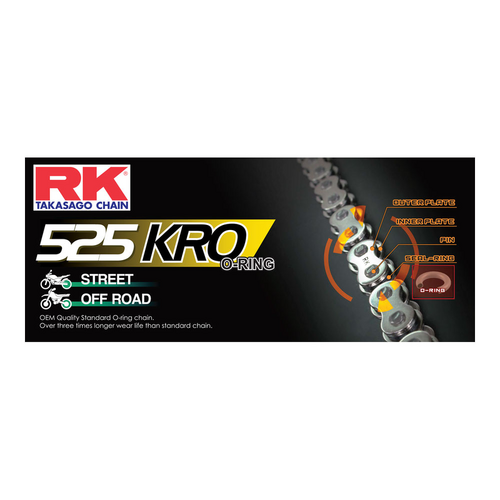 RK Chain 525SO - 120 Link