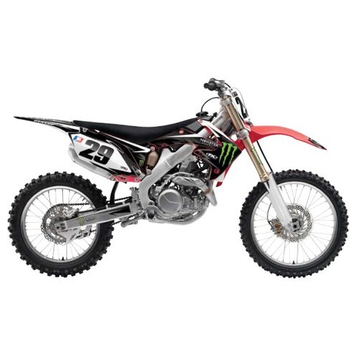 Factory Effex Graphics - Shroud Kit Monster Honda Honda Crf-450 05-09