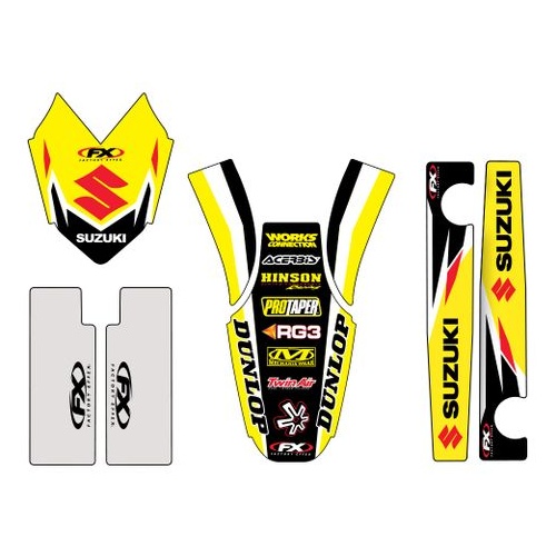 Factory Effex Graphics - Trim Kit Suzuki Rmz250 2010