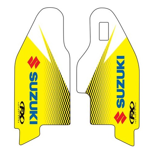 Factory Effex Graphics - Fork Guards Suzuki Rmz250 04-06