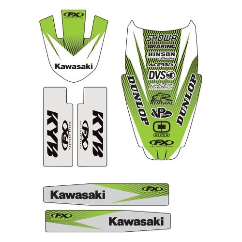 Factory Effex Graphics - Trim Kit Kawasaki Kx125/250 99-02