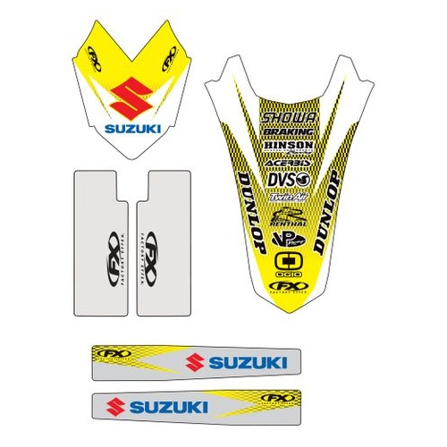Factory Effex Graphics - Trim Kit Suzuki Rmz250 04-06