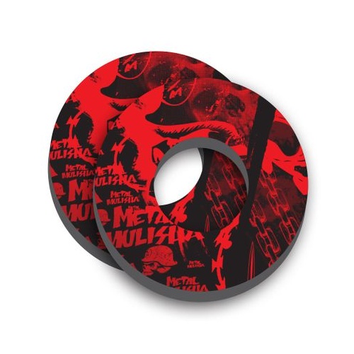 Factory Effex Moto Grip Donuts Metal Mulisha Red