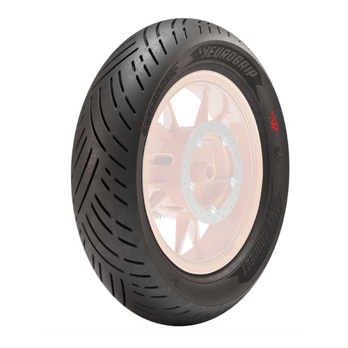 Eurogrip Bee Connect UHP 90/80-14 Front / Rear Reinforced Tubeless Tyre (49S Rat