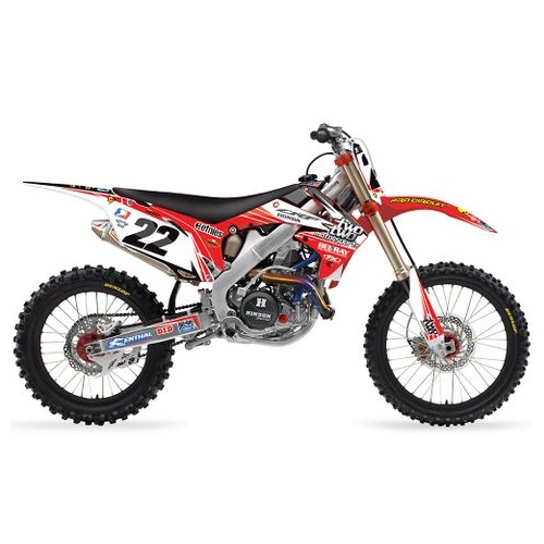 Factory Effex Graphics - Complete Kit Two Two Honda Crf250 10-12 Crf450 09-12