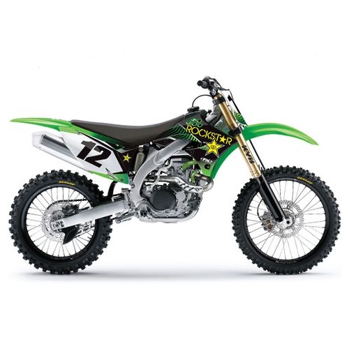Factory Effex Graphics - Shroud Kit Rockstar Kawasaki Kx450F 2012