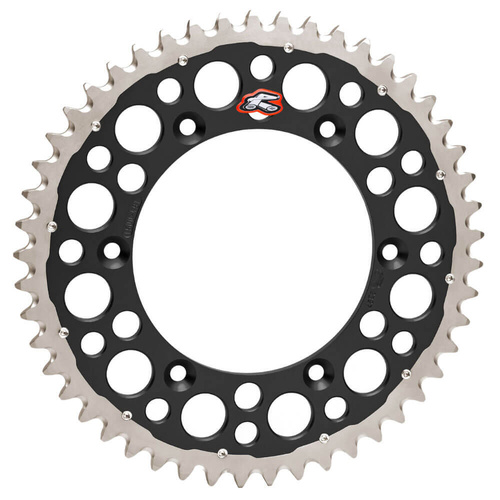 Renthal Twinring Honda Black Grooved Dual Sport Rear Sprocket
