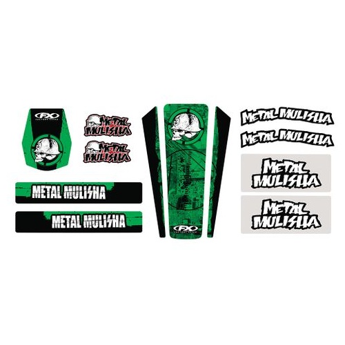 Factory Effex Graphics - Trim Kit Metal Mulisha Kawasaki Universal 2013