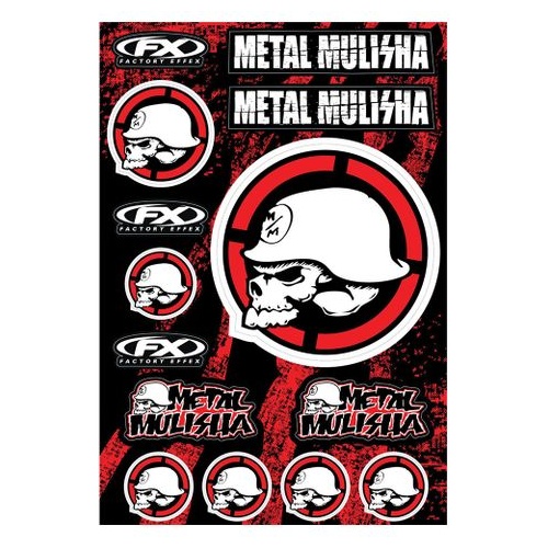 Factory Effex Oem Sticker Sheet Metal Mulisha 2
