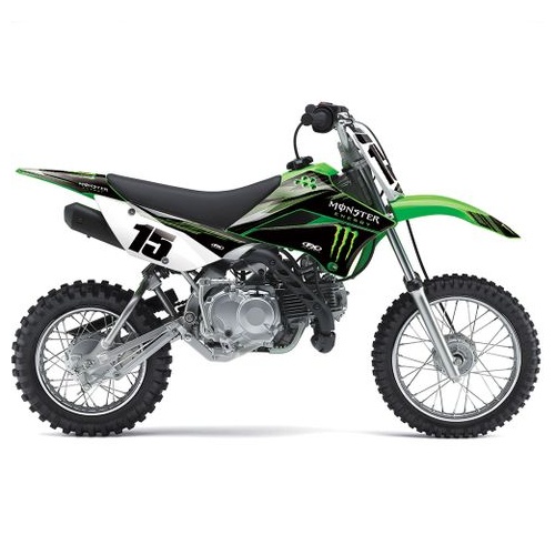 Factory Effex Graphics - Pit Bike Kits Monster Kawasaki Klx110 2002-09
