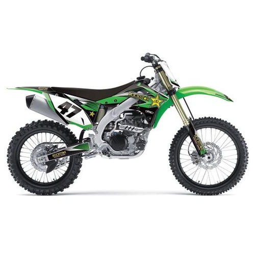 Factory Effex Graphics - Shroud Kit Rockstar Kawasaki Kx85/100 2014