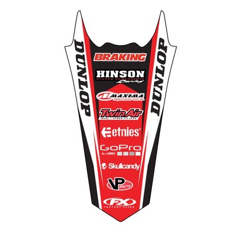Factory Effex Graphics - Rear Fender Honda Crf150R 2007-14