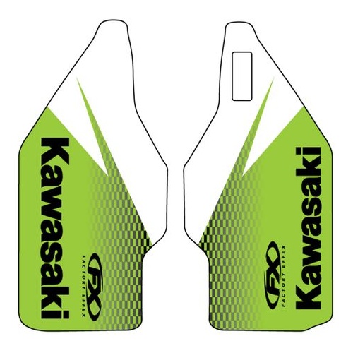 Factory Effex Graphics - Fork Guards Kawasaki Kx-80/85/100 2014-2015