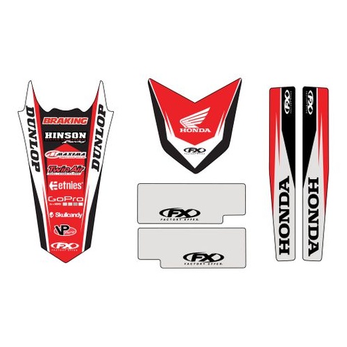 Factory Effex Graphics - Trim Kit Honda Cr125 98-99 250 97-99