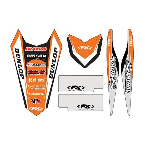 Factory Effex Graphics - Trim Kit Ktm Sx200/250/40 2003-06