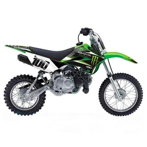 Factory Effex Graphics - Pit Bike Kits Monster Sticker Kit Kawasaki Klx110 2002-09