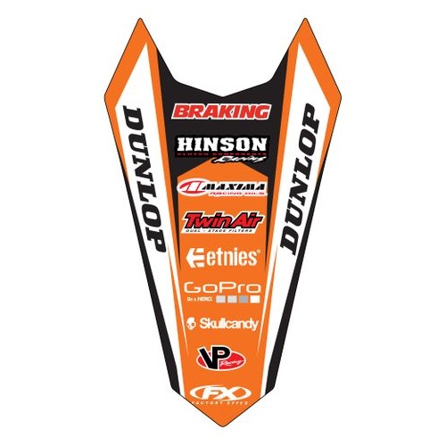 Factory Effex Graphics - Rear Fender Ktm Sx125-450F 2016