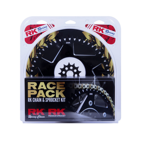 RK Race Chain & Spr. Kit (Pro) - Gold/Black - 13/50 Husky FC250/450 ('14-25)