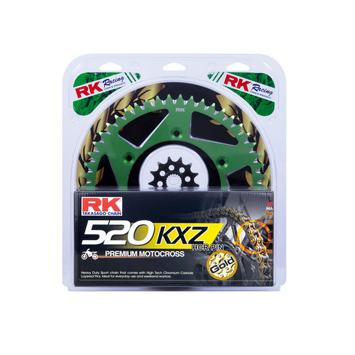 RK Chain & Sprocket Kit - Lite - Green - 13/51 KX450F ('06-25)