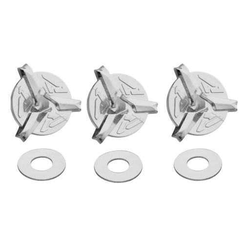 FXR Clutch Helmet Screws 20 Clear (OS)