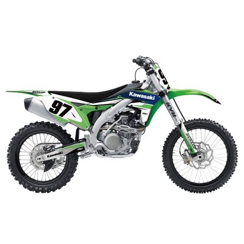 Factory Effex Graphics - Evo 15 Shroud Kit Kawasaki Kx80/100 98-00