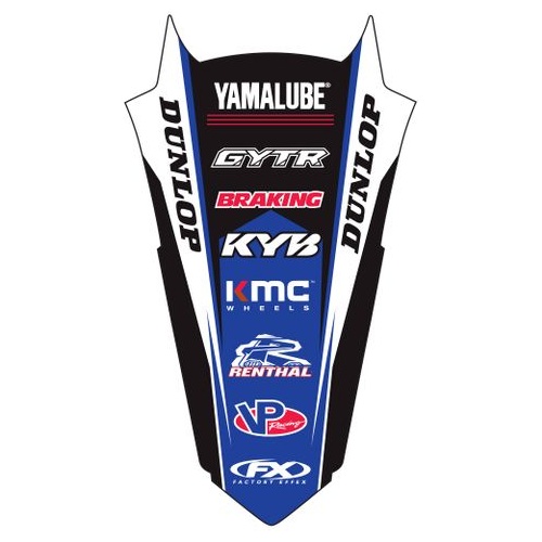 Factory Effex Graphics - Rear Fender Yamaha Yz450F 2018
