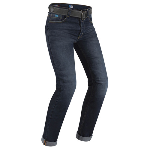 PMJ Caferacer Jeans (w/Belt) Mid Blue