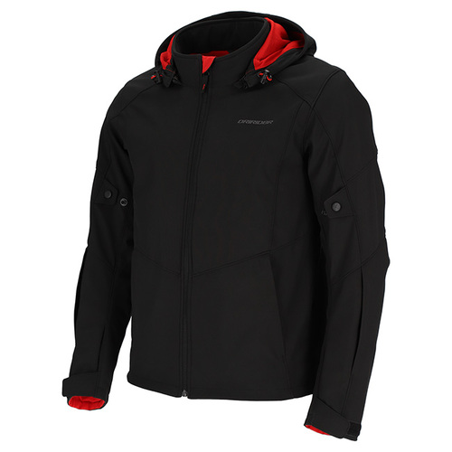 BLVD WP Soft Shell Hood Jacket - Black