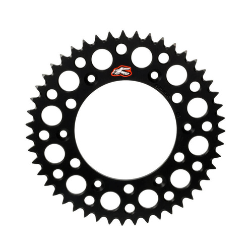 Renthal Fantic Black Ultralight Grooved Dirt Rear Sprocket