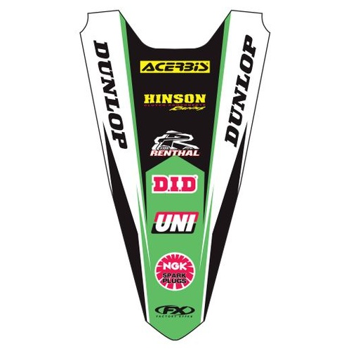 Factory Effex Graphics - Rear Fender Kawasaki Kx450F 2019