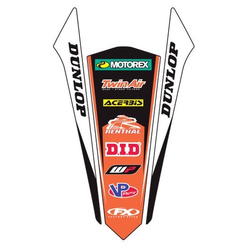 Factory Effex Graphics - Rear Fender Ktm Sx125-450F 2019