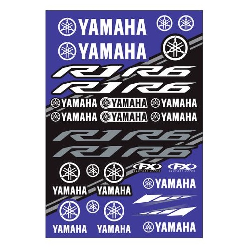 Factory Effex Oem Sticker Sheet Sport Bike Yamaha Kit