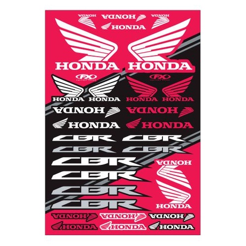 Factory Effex Oem Sticker Sheet Sport Bike Honda Kit