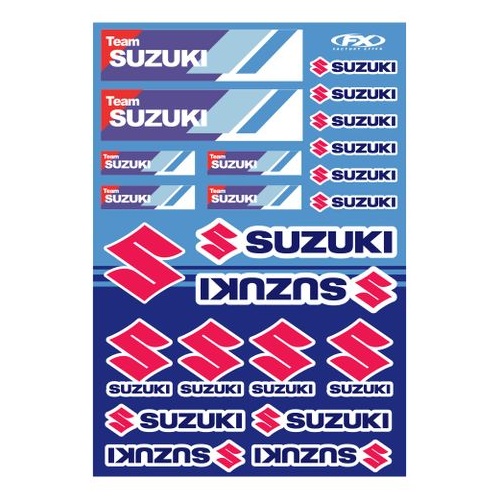 Factory Effex Oem Sticker Sheet Suzuki Racing