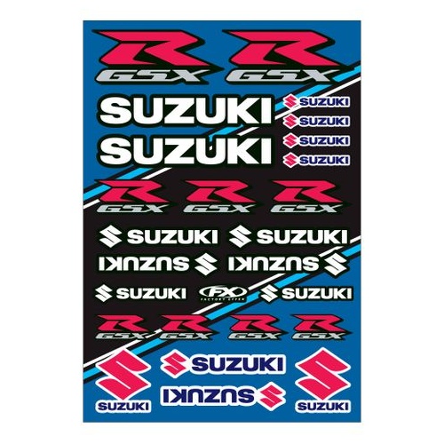 Factory Effex Oem Sticker Sheet Sport Bike Suzuki Kit
