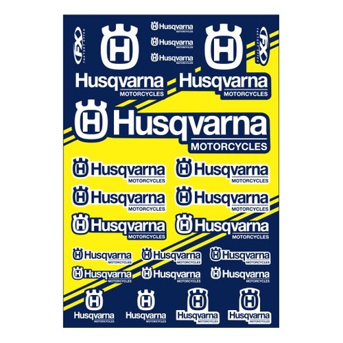 Factory Effex Oem Sticker Sheet Husqvarna
