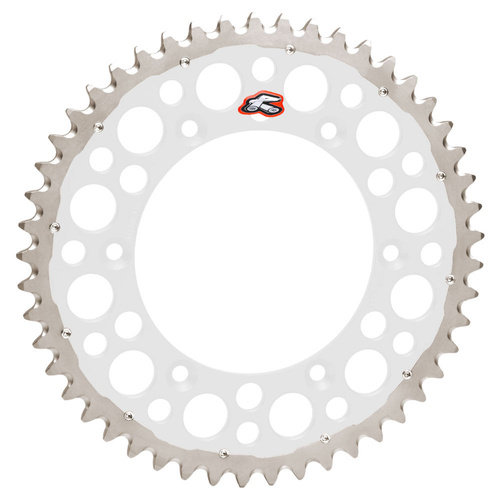 Renthal Twinring Triumph Silver Grooved Dirt Rear Sprocket