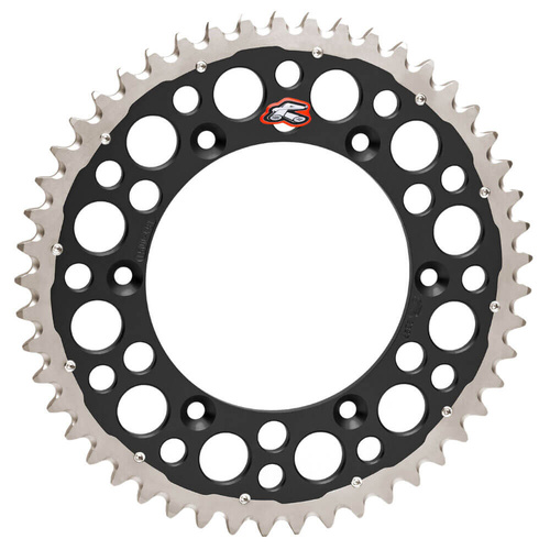 Renthal Twinring Triumph Black Grooved Dirt Rear Sprocket