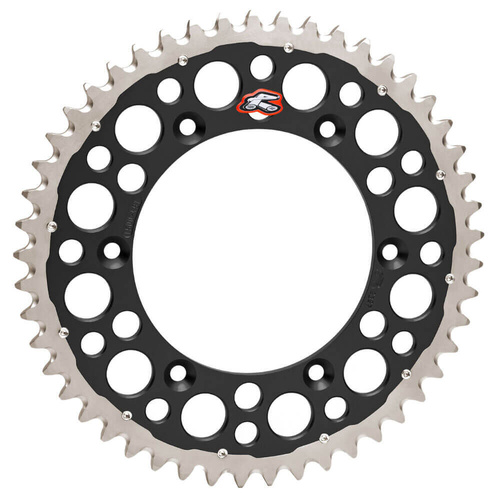 Renthal Twinring CF Moto Black Grooved Street Rear Sprocket