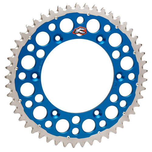 Renthal Twinring Triumph Blue Grooved Dirt Rear Sprocket