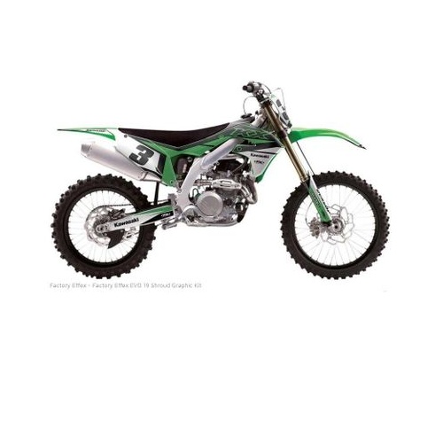 Factory Effex Graphics - Kawasaki Kx450F 09-11 Evo19 Shroud Kit