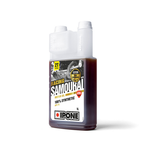 IPONE Samourai Racing Strawberry - 2-Stroke Racing Motor Oil - 1L