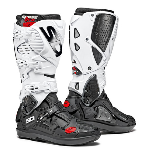 Sidi 'Crossfire 3 SRS' Boots - Black White