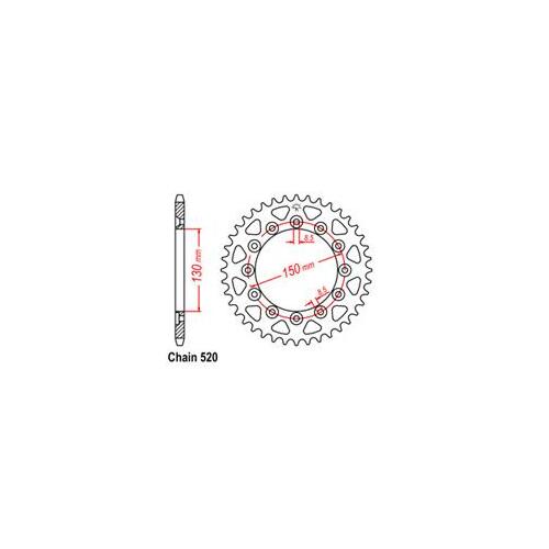 Rear Sprocket - Steel 36T 520P D/D